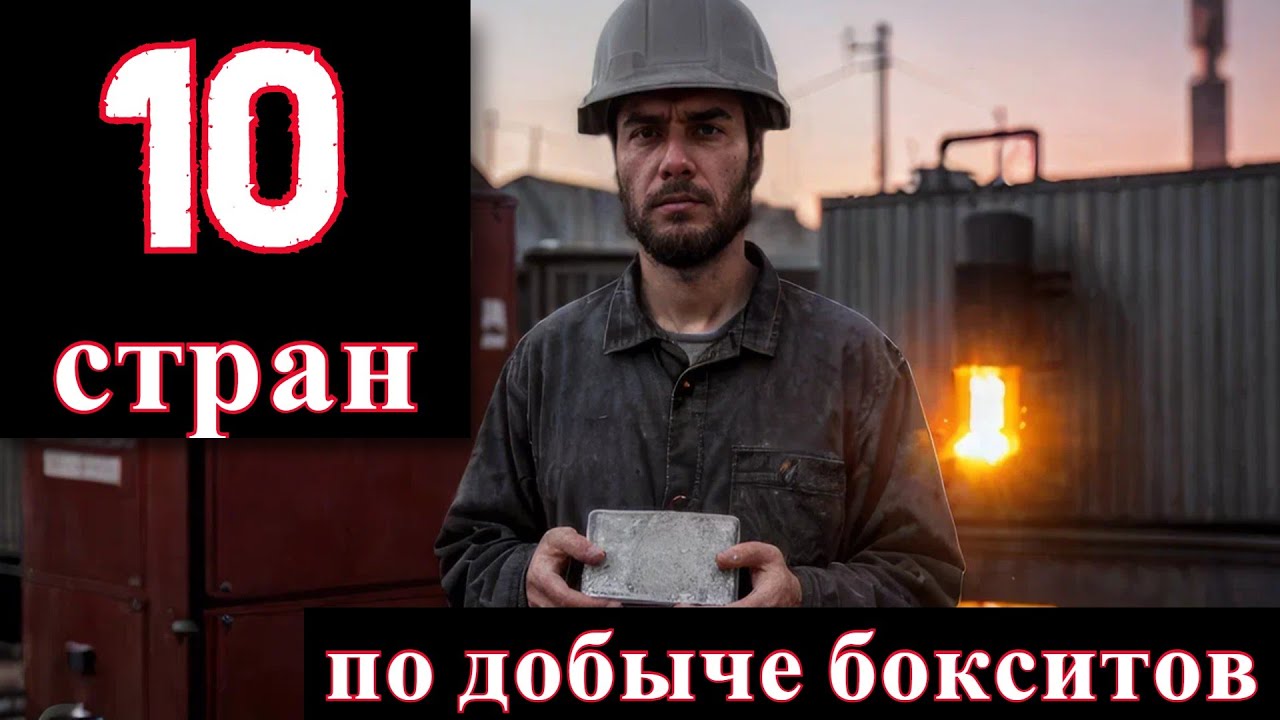БОКСИТЫ: ТОП 10 стран по добыче алюминиевых руд (1960&ndash;2024)