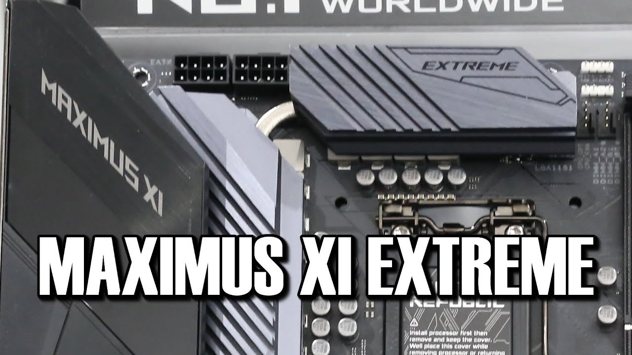Asus ROG Maximus XI Extreme Preview