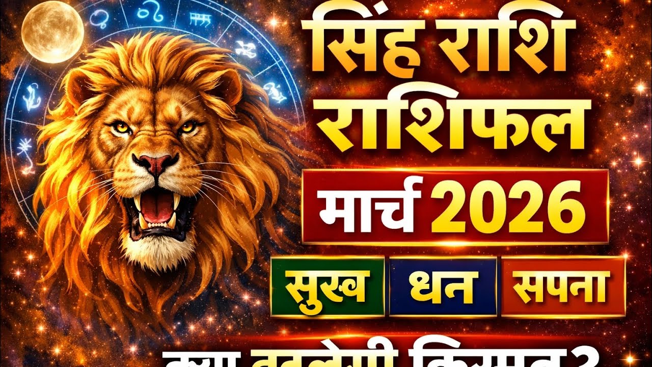 सिंह राशि मार्च 2026 राशिफल | Singh Rashi March 2026 | Leo Horoscope | @astrovivekverma