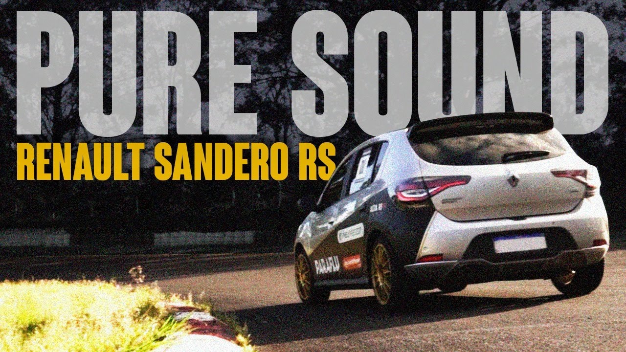 PURE SOUND SANDERO RS: ADMISSÃO (COM CAI) E ESCAPE! - Alta RPM