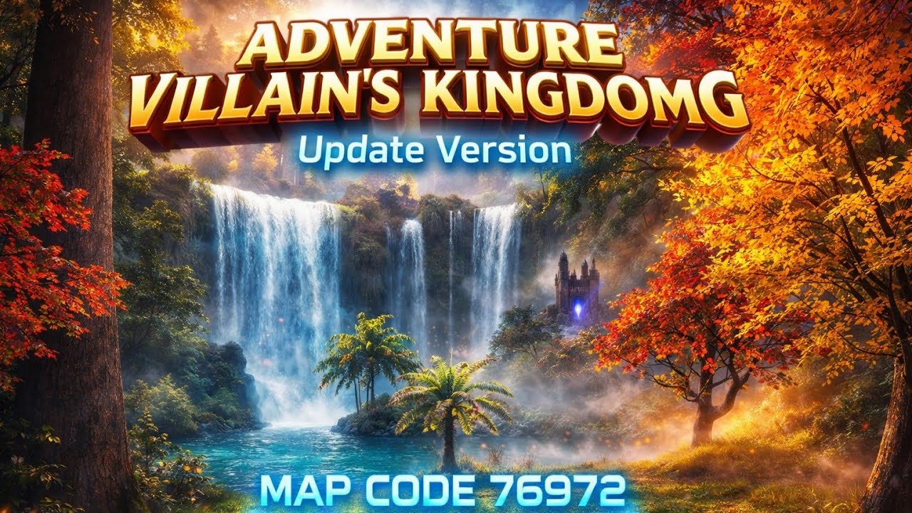 Bgmi wow Parkour Map Code 76972 | ADVENTURE VILLAIN'S KINGDOM |#bgmi #bgmiwow #update 