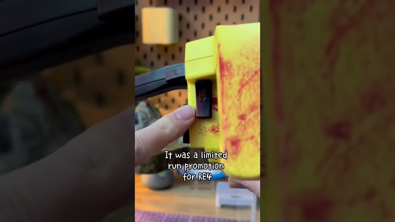 RE4 GameCube controller #gamecube #re4 #residentevil #biohazard4 #chainsawcontroller