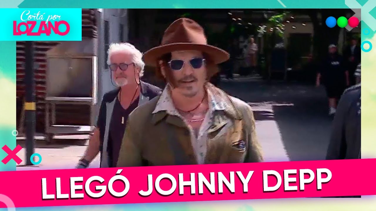 Exclusivo: así fue la llegada de Johnny Depp a Telefe | #CortaPorLozano