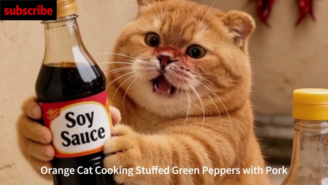 Orange Cat Cooking Fat Orange Cat Cooking Compilation#cat#funnycats #cookingvideo#kitchen