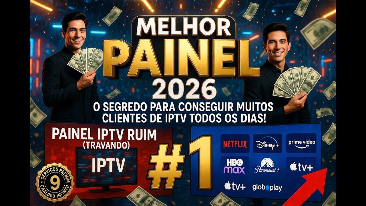 MELHOR PAINEL IPTV 2026? Veja Antes de Come&ccedil;ar a Vender!