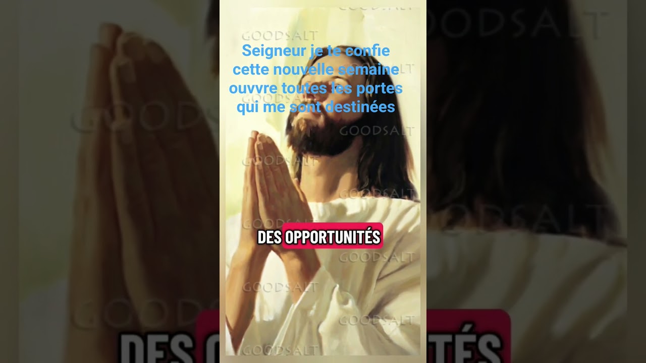 priere et foi en Dieu le P&egrave;re