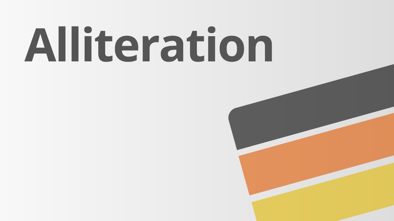 Sprachliche Stilmittel: Die Alliteration | Deutsch | Textanalyse und -interpretation