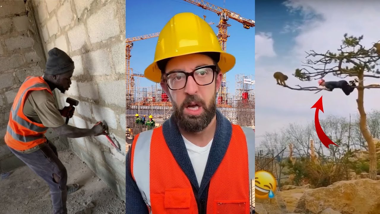 Funniest construction worker fails caught on camera | Latest compilation