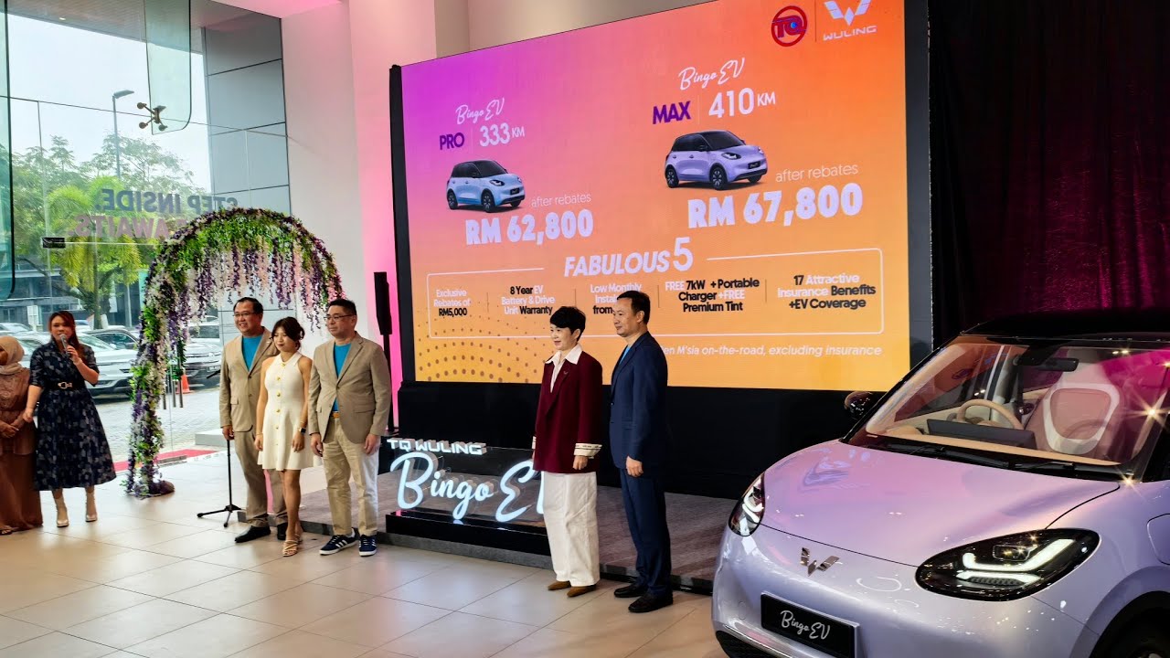 Основные моменты запуска электромобиля TQ Wuling Bingo EV в Малайзии: цены и комплектации.