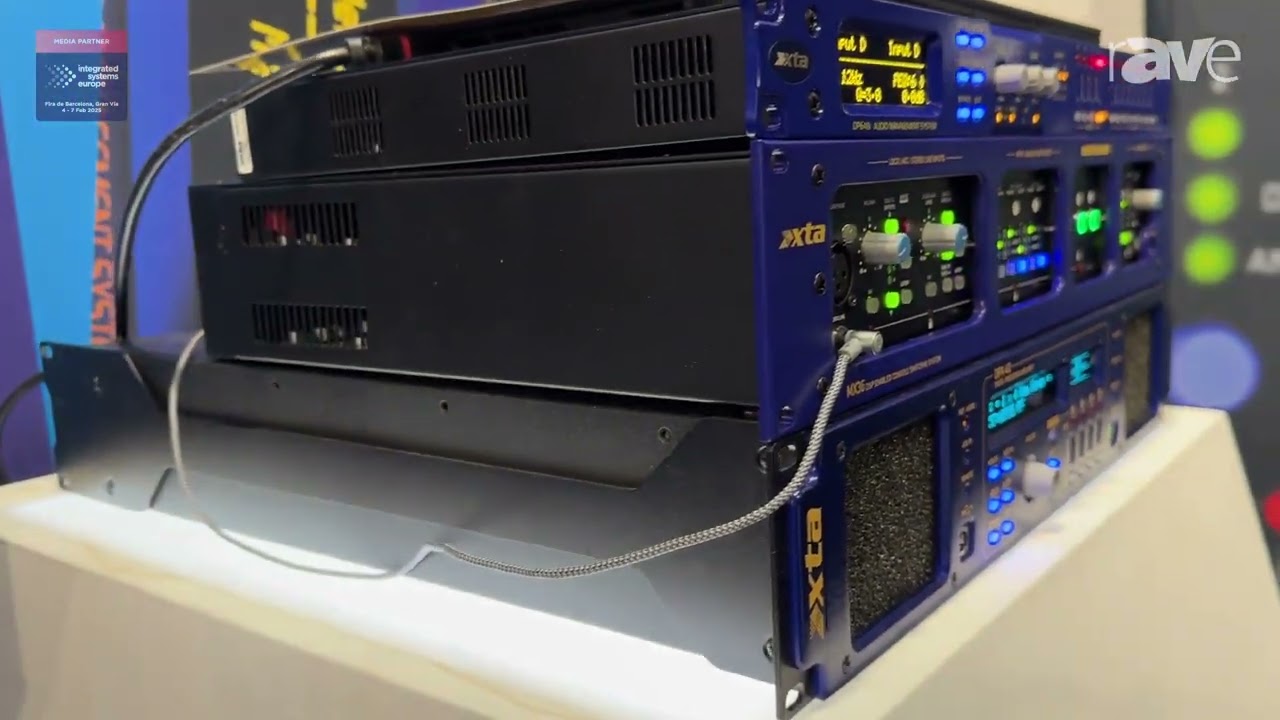 ISE 2025: XTA Electronics / MC2 Audio Presents DP648 Four-In, Eight-Out Audio Processor and Switcher