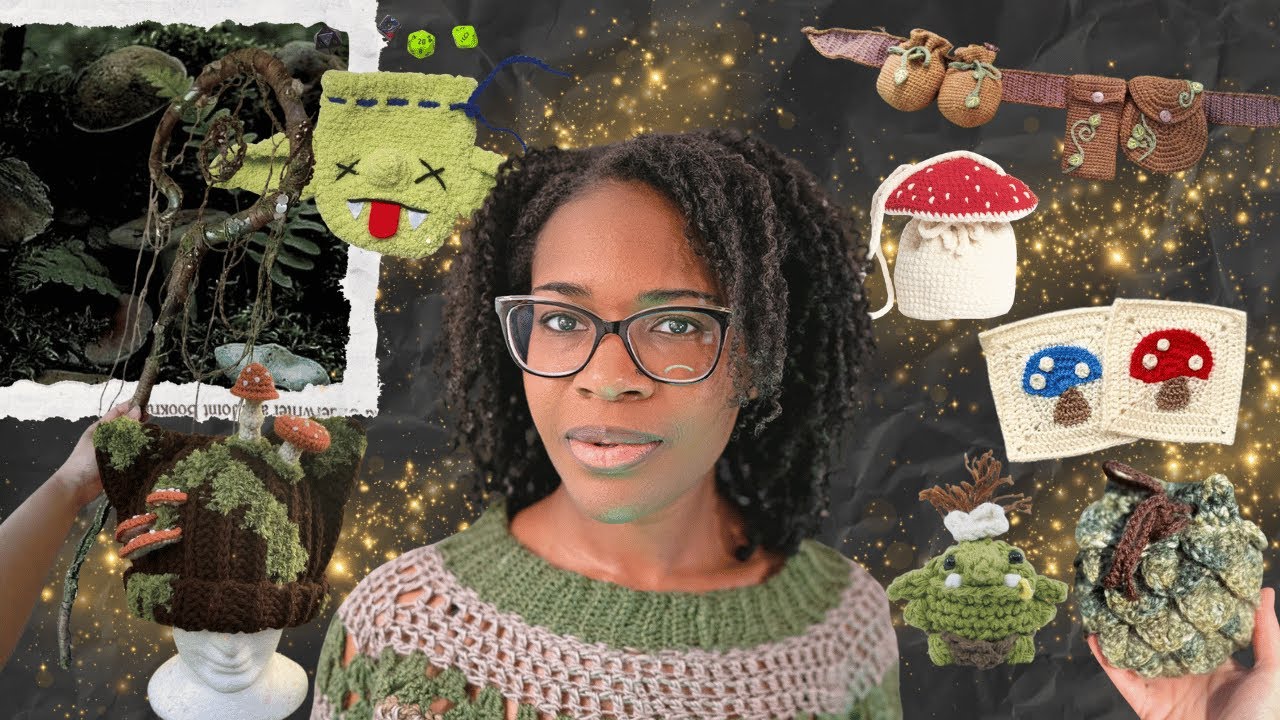 25+ Goblincore Crochet Patterns to Make (beginner friendly, paid & free)