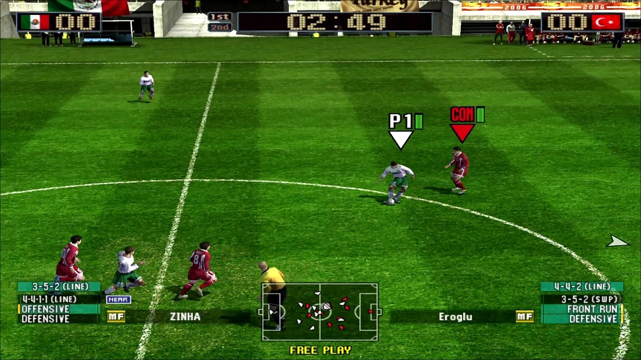 [Triforce] 버추어 스트라이커 4 2006 멕시코 플레이 4 (Virtua Striker 4 2006 Mexico Play 4)