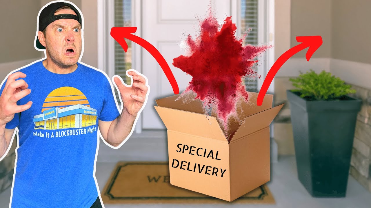 Someone Is Stealing Our Packages (so I built a glitter bomb)!