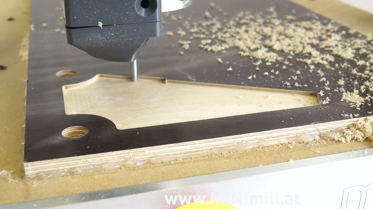 MINImill KIT2 - Siebdruckplatte fräsen