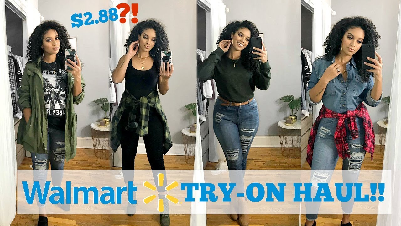 HUGE WALMART CLOTHING HAUL + TRY ON! 10+ OUTFITS!! | FALL 2018