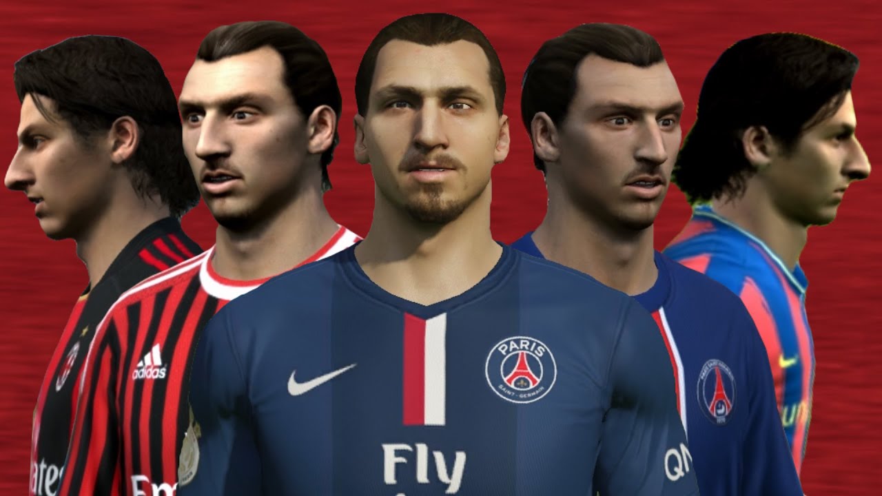 Ibrahimovic from FIFA 04 to 15 (Face Rotation and Stats)