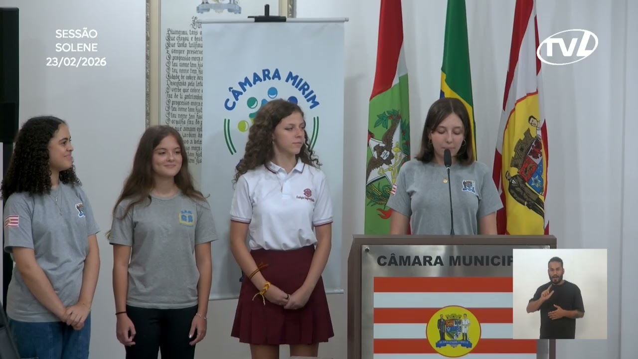 Sessão de eleição da Mesa Diretora Mirim - 23/02/2026