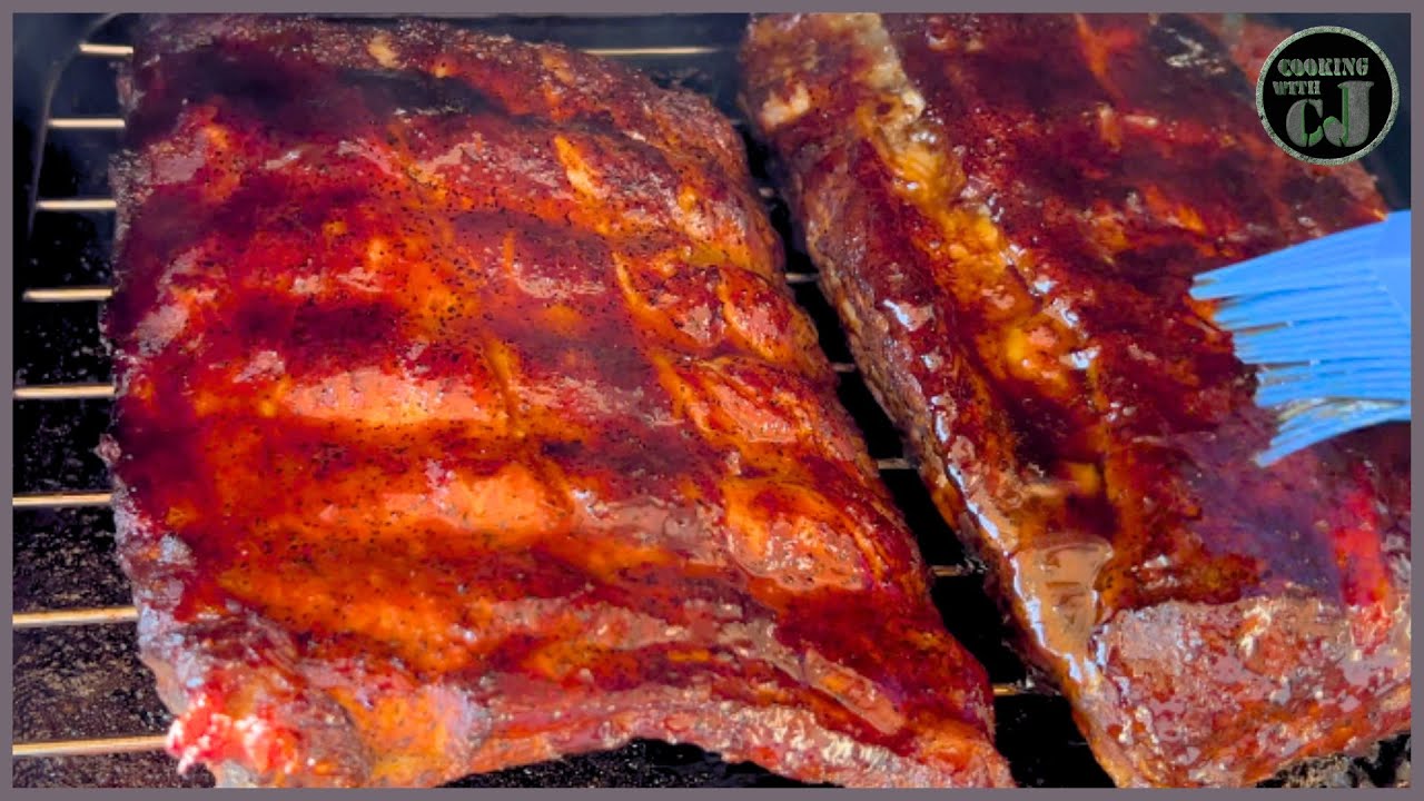 NINJA WOODFIRE OVEN SMOKED BABY BACK RIBS!