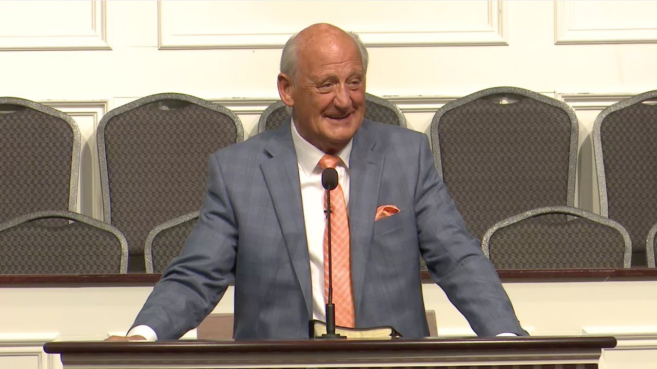 Dr. Jack Trieber preaching 