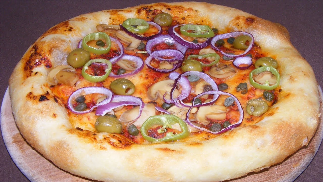Pizza de post  cu reteta aluatului ca la pizzerie   #301