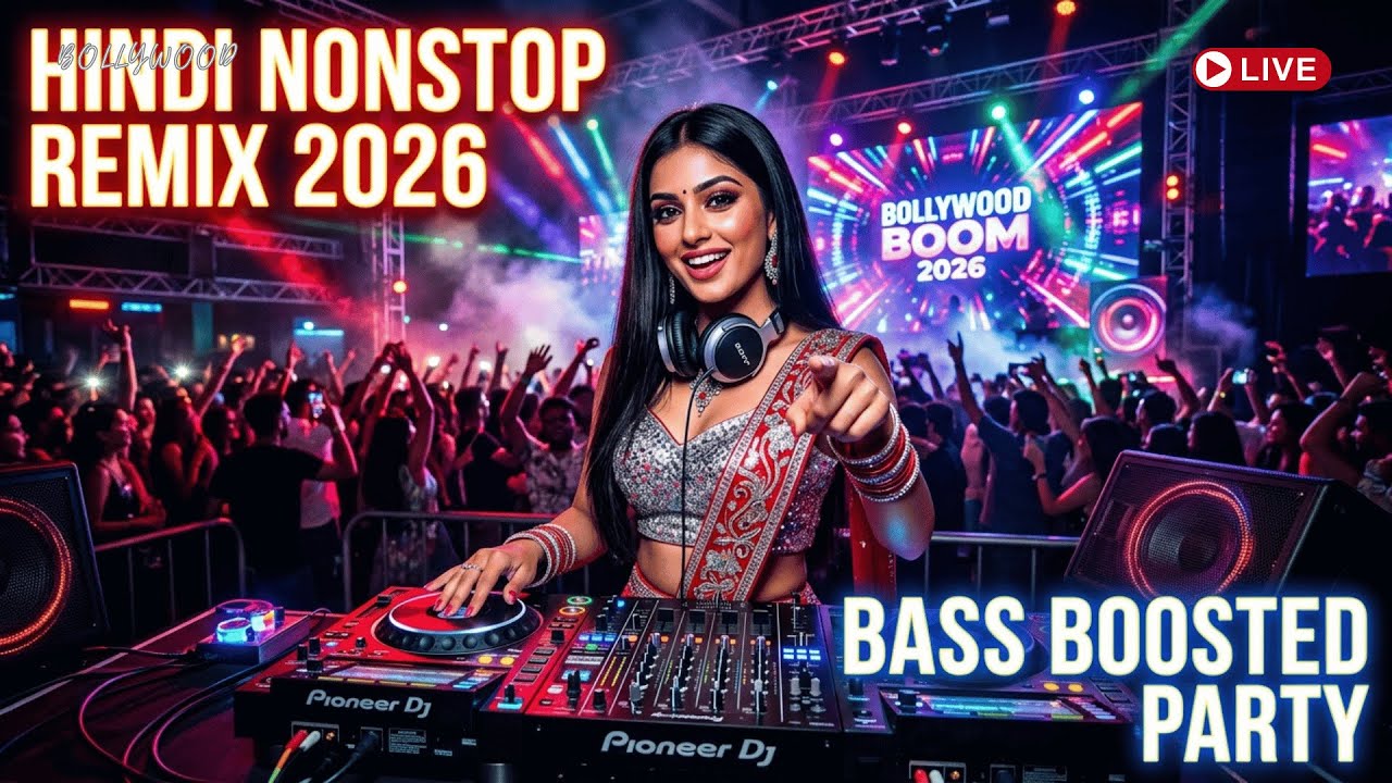 Hindi Nonstop Remix 2026 🔥 Bollywood DJ Remix Party Mix | Bass Boosted Hindi Mix