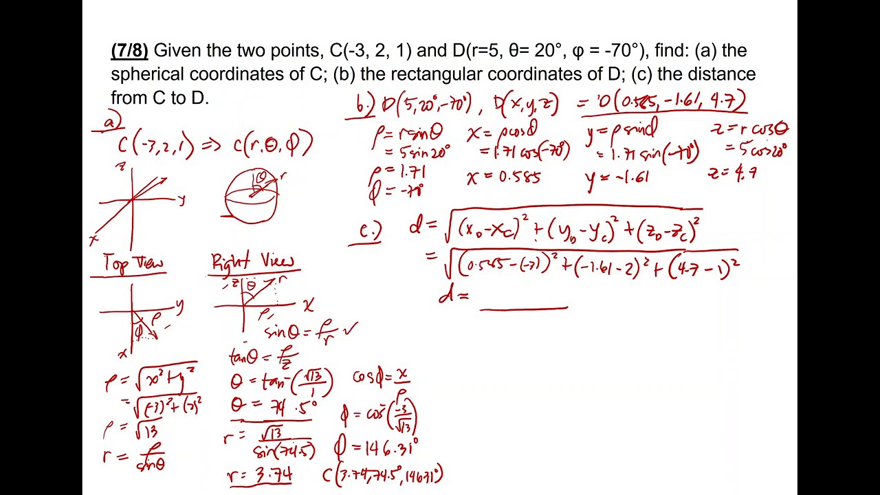 Vector Analysis - Review Problem 7 of 8