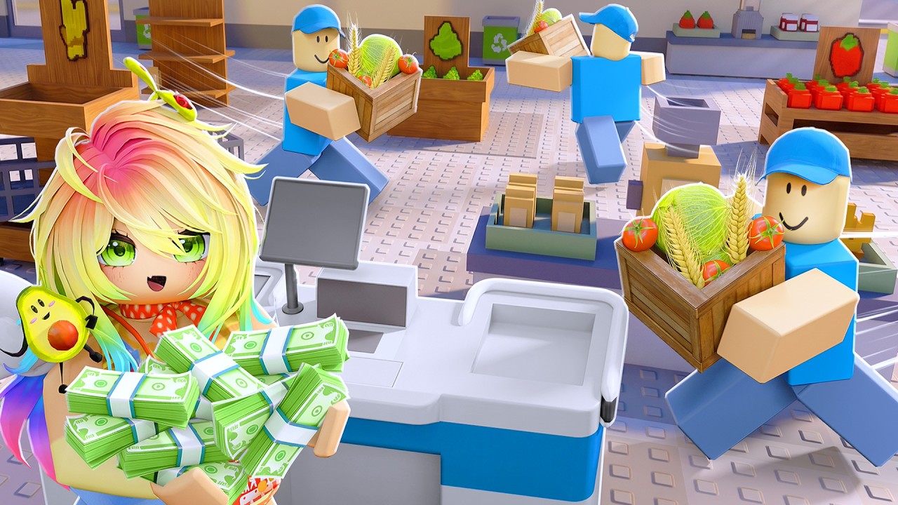STARTED A NEW GROCERY BUSINESS IN ROBLOX!