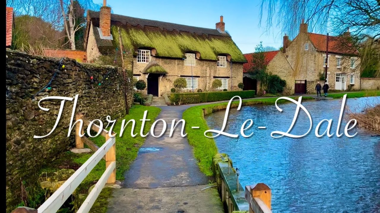 Thornton-Le-Dale amazing picturesque English village home to a famous tv series - virtual walk 4k