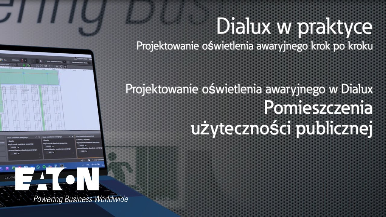 Dialux w praktyce: Projektowanie oświetlenia awaryjnego krok po kroku – Pomieszczenia użyteczności p