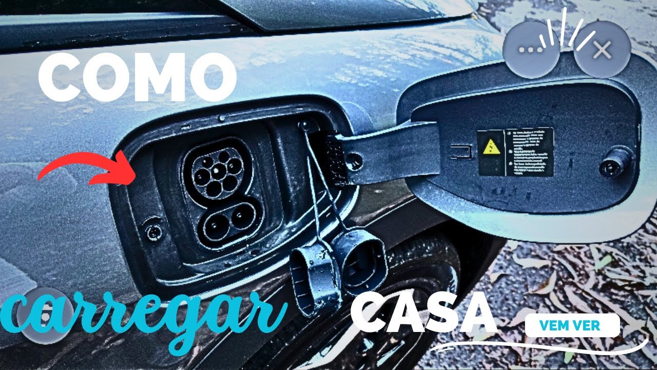COMO CARREGAR CARRO ELÉTRICO EM CASA 