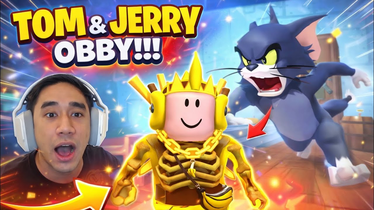 ESCAPE TOM & JERRY HOUSE OBBY 😂