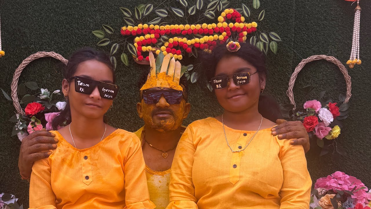 Haldi fun with Panka's family traditions 💛❤️💛 #reels #haldivibes #trending #bhawanipatna #marriage