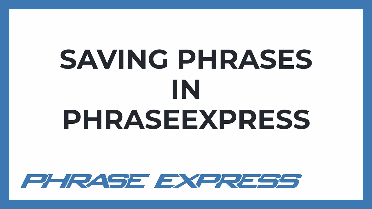 Creating text templates with PhraseExpress