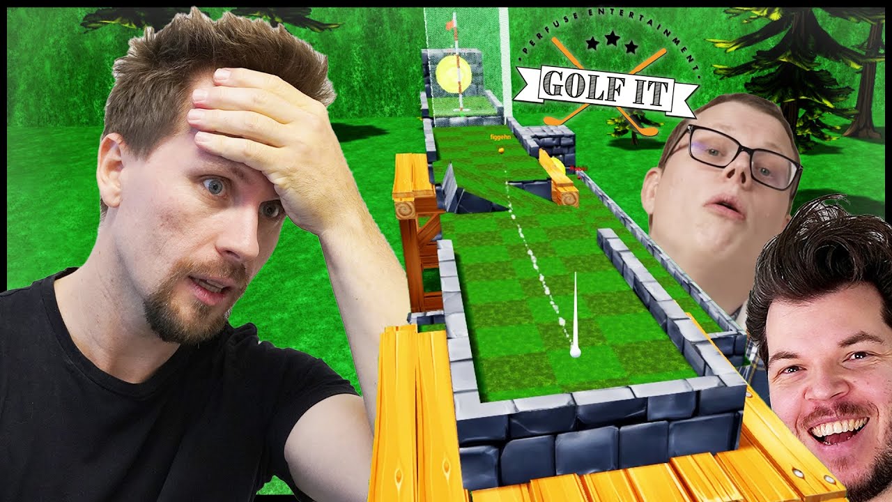 WHIPPIT BLIR GALEN PÅ HÅL 17 I GOLF IT med figgehn & Polski