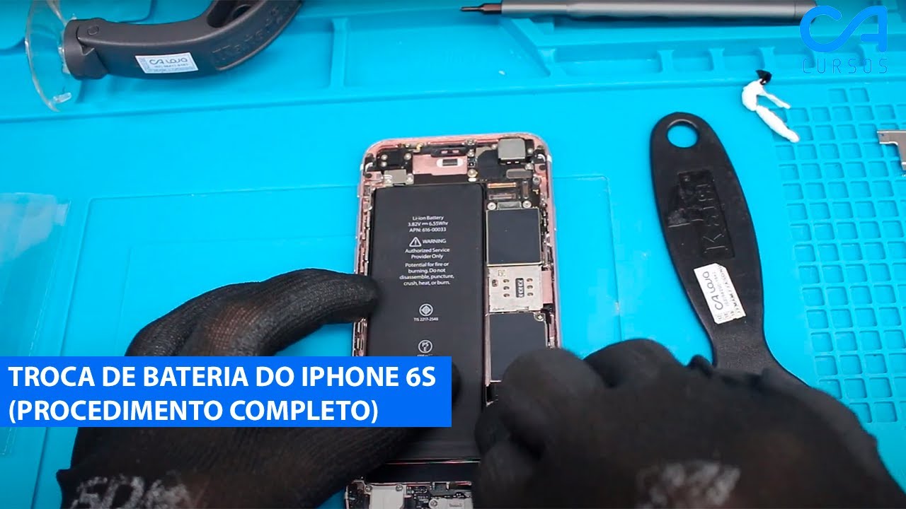 Como trocar a bateria do iPhone 6s! (PROCEDIMENTO COMPLETO)