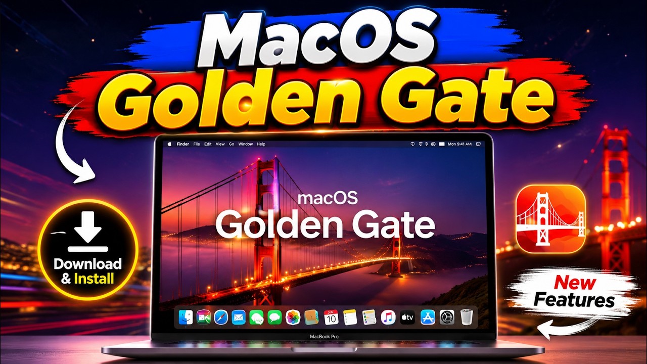 Как скачать и установить macOS Golden Gate на MacBook | Полное руководство по настройке и новые ф...