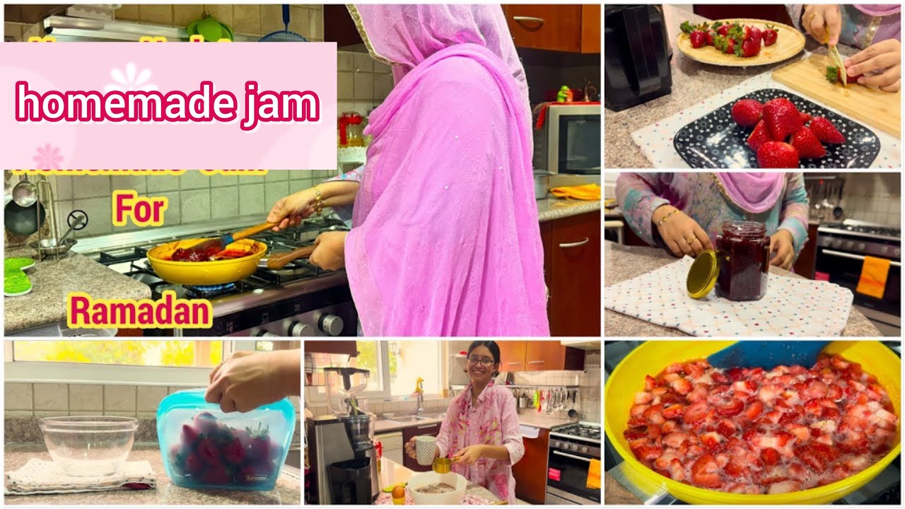 New House Mein Hum Kab Shift Honge | Homemade Strawberry🍓Jam | Ramadan Preparation 2024