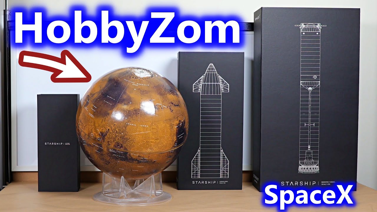 Back in stock! SpaceX STARSHIP SCALE MODEL full set unboxing