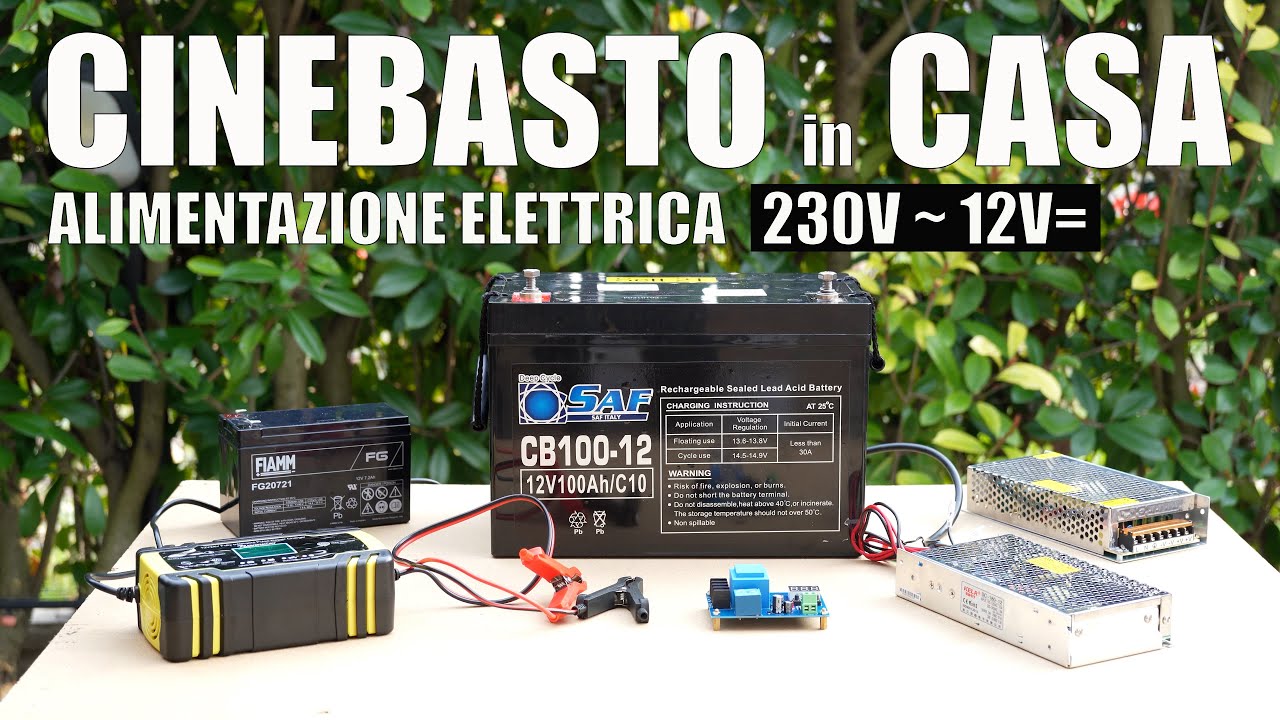 CINEBASTO 🔥 in casa !!  4 SOLUZIONI per alimentarlo elettricamente a 230V~