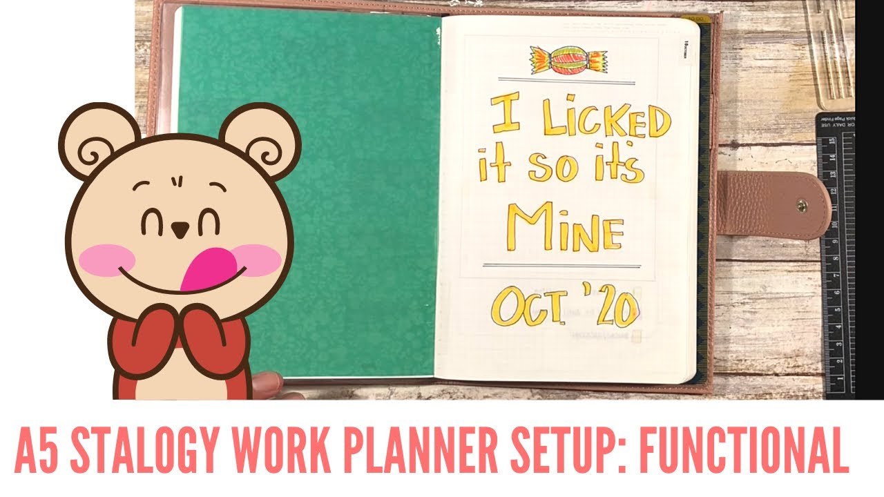 A5 Stalogy Work Planner Setup: Functional