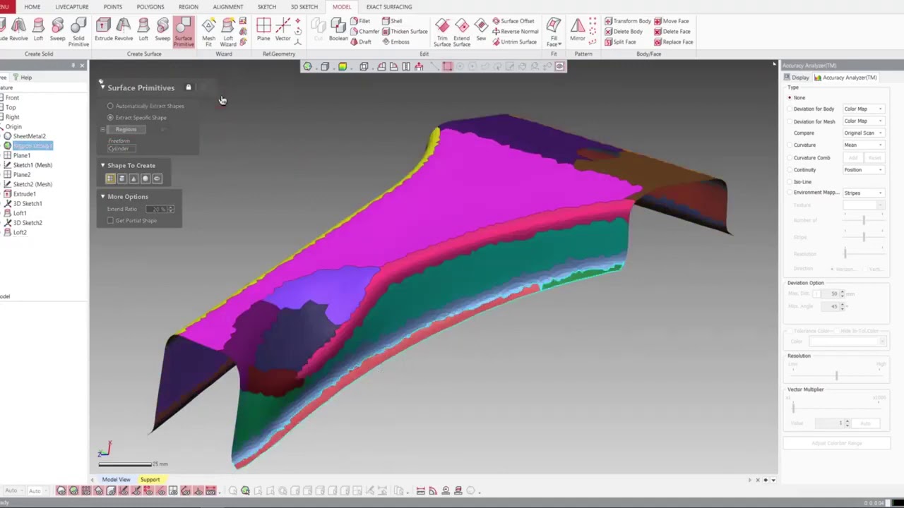 Geomagic Design X. SheetMetal2