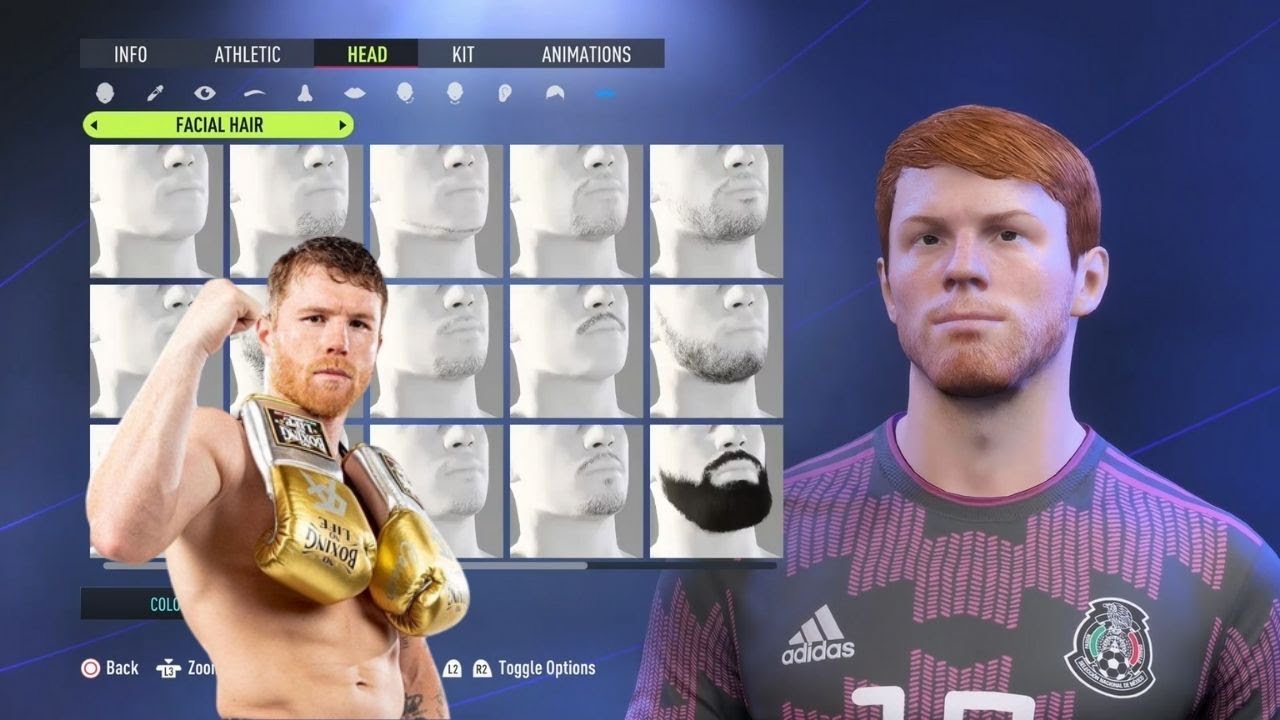 FIFA 22 How to make Canelo Alvarez Pro Clubs Look alike