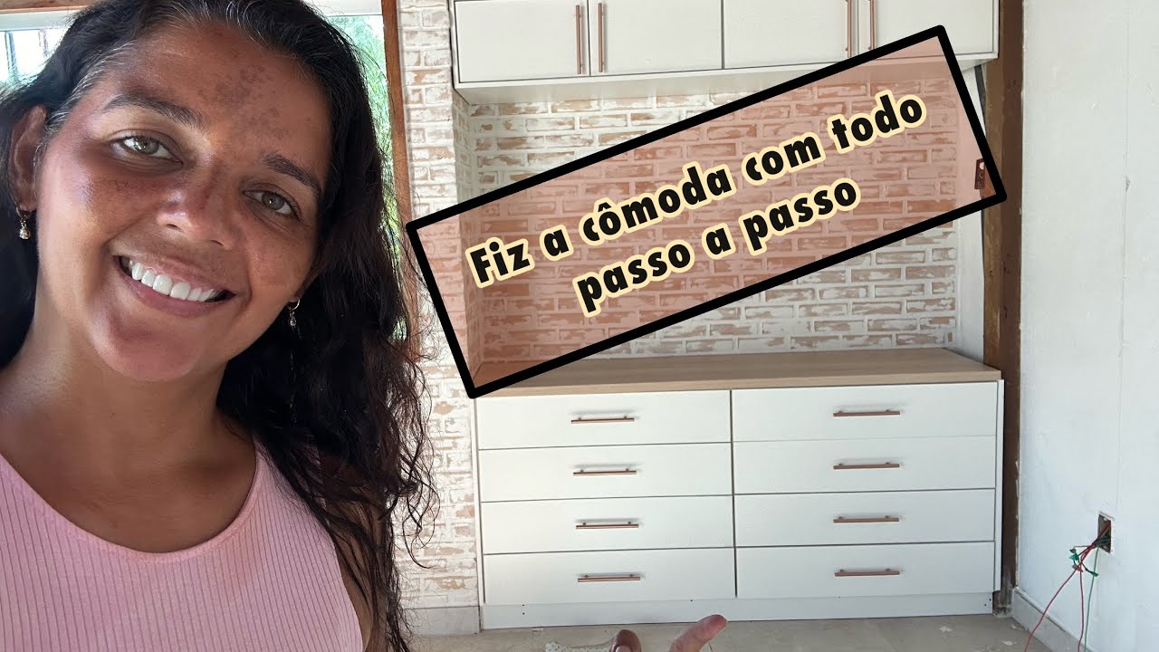 Terminei de fazer a cômoda