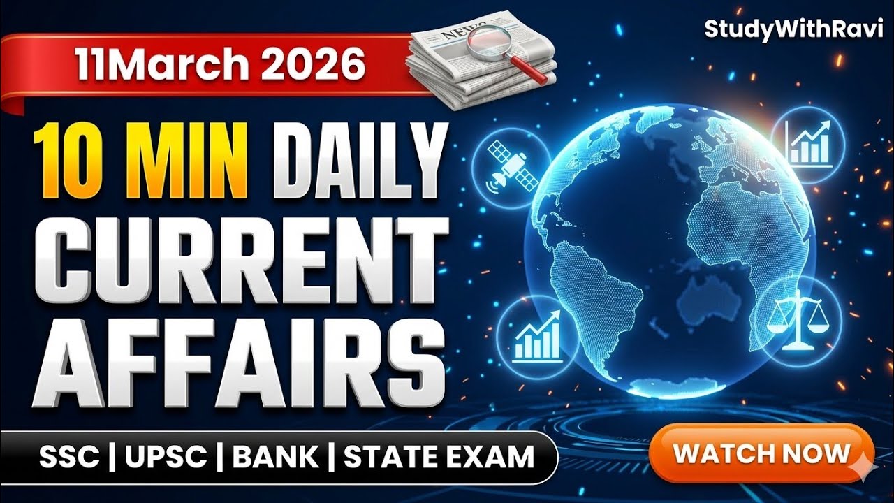 11March 2026 Current Affairs #currentaffairs #gk 