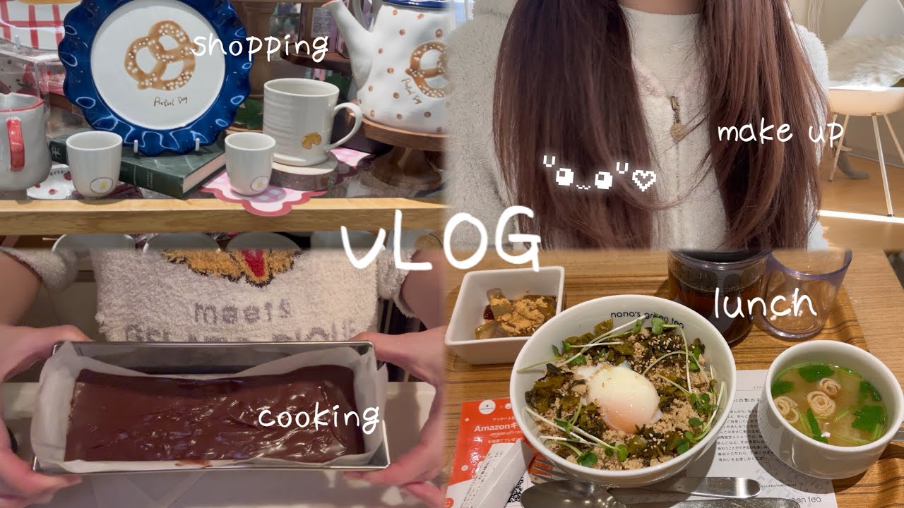 【VLOG】大阪主婦なんばでひとりランチ🍙初めてのテリーヌ作りに挑戦した日🍫