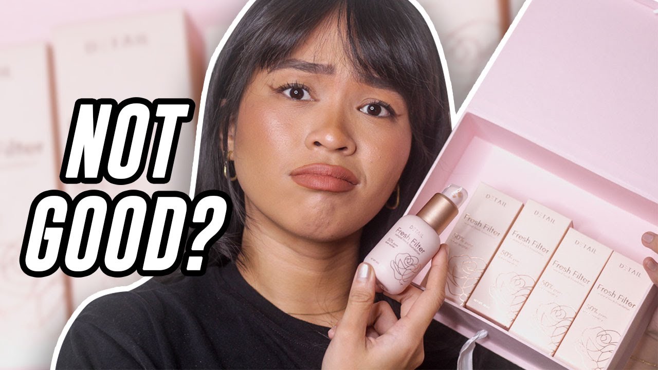 DRY / ACNE SKIN vs DETAIL COSMETICS FRESH FILTER FOUNDATION