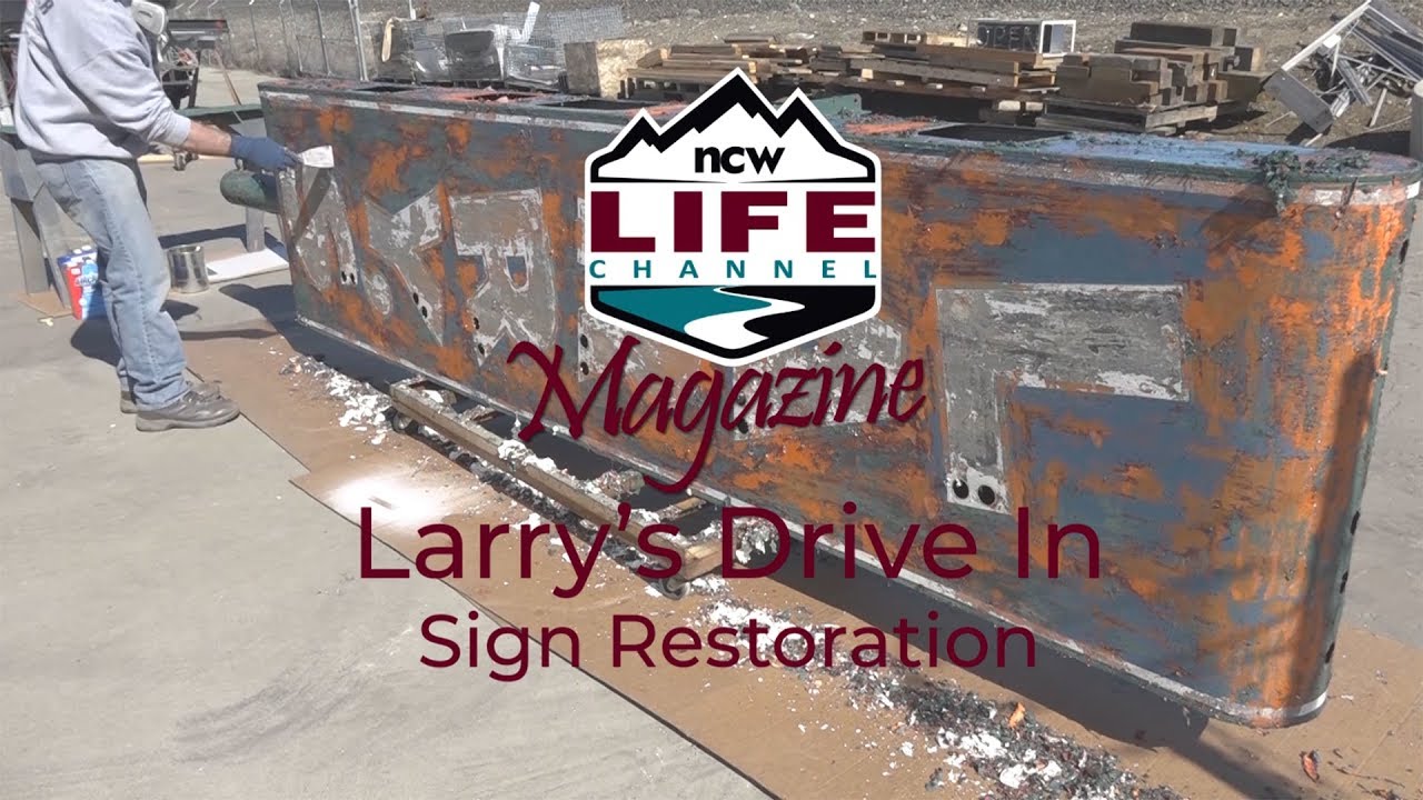 NCWLIFE Magazine: Larry's Drive In Sign Restoration