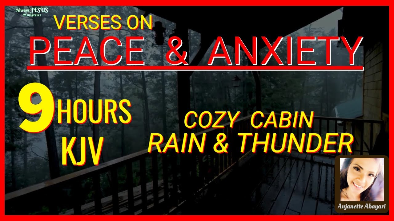 Bible Verses For Sleep With Rain | Bible For Sleep with Female Voice | 9 HOURS Peaceful Scriptures