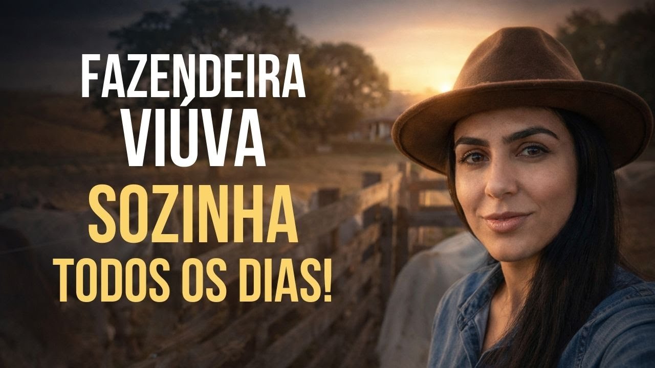 VIÚVA SOZINHA NA FAZENDA – Fazendeira Viúva de 32 anos conta tudo com desabafo forte