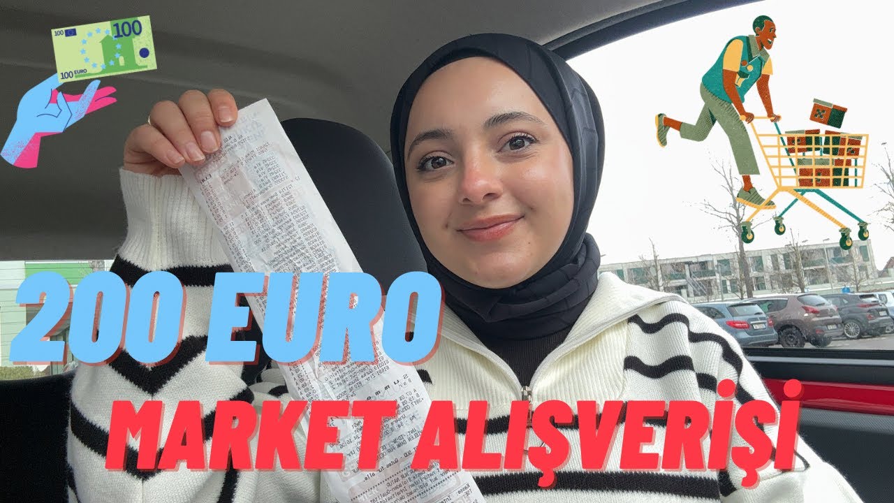 Almanya`da Market Alışverişi | 200 Euro tutarında ramazan alışverişi 🌙✨